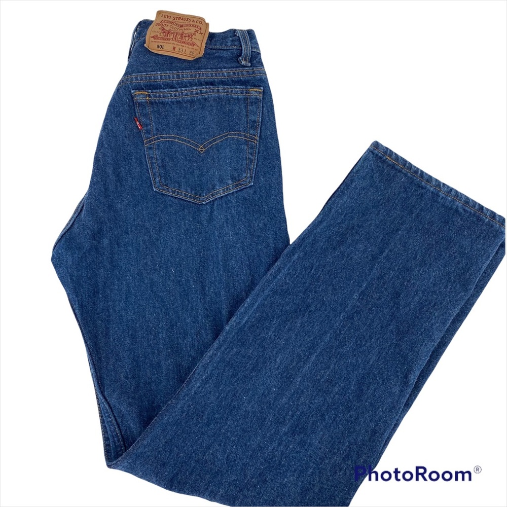 Vintage (03/94) Levi's 501 Butterfly Jeans USA Made Size 33x32
